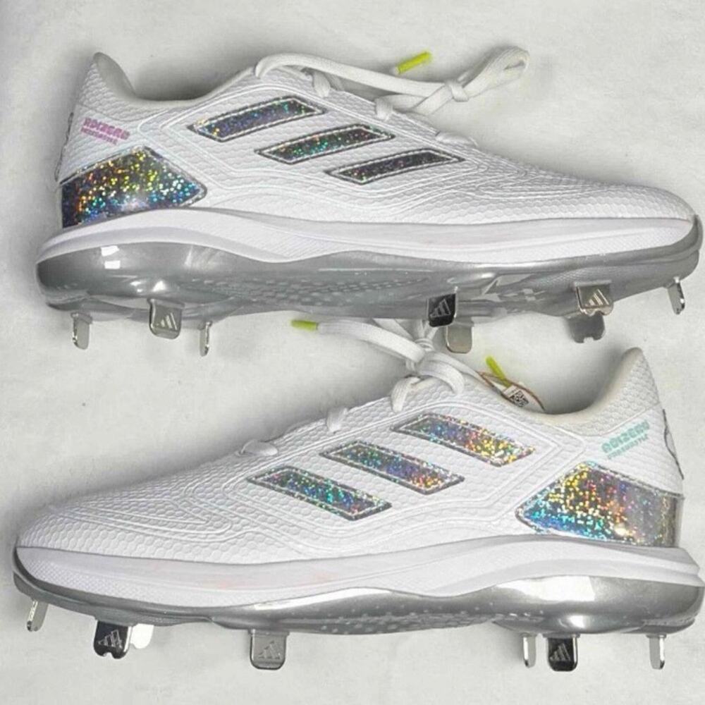 Adidas Adizero PureHustle 3 “Sis Bates” Cleats – ID1664 – Women’s Size 8 - Picture 3 of 10
